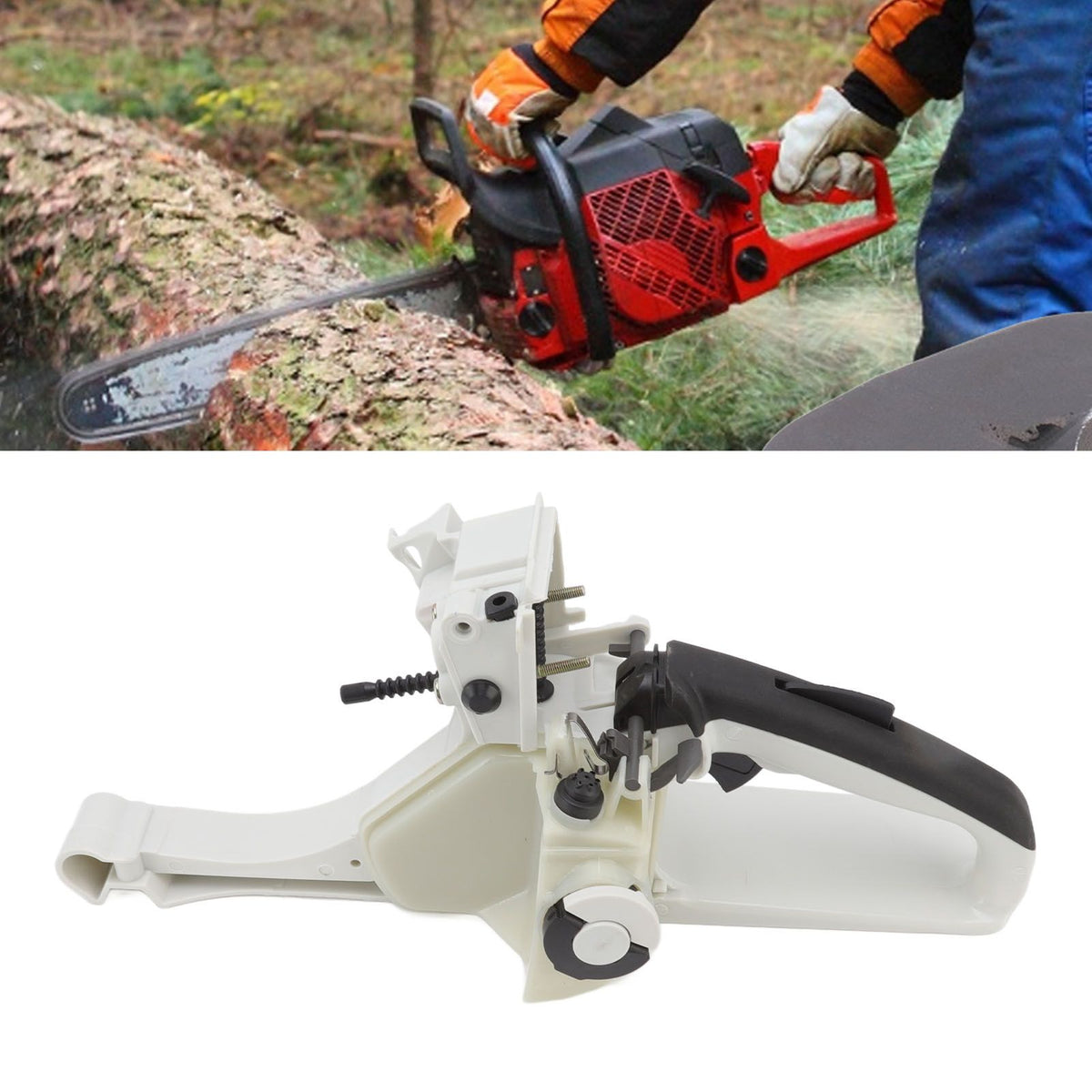 Chainsaw Fuel Gas Tank Rear Handle Chain Saw Accessories for STIHL MS240 MS260 024 026