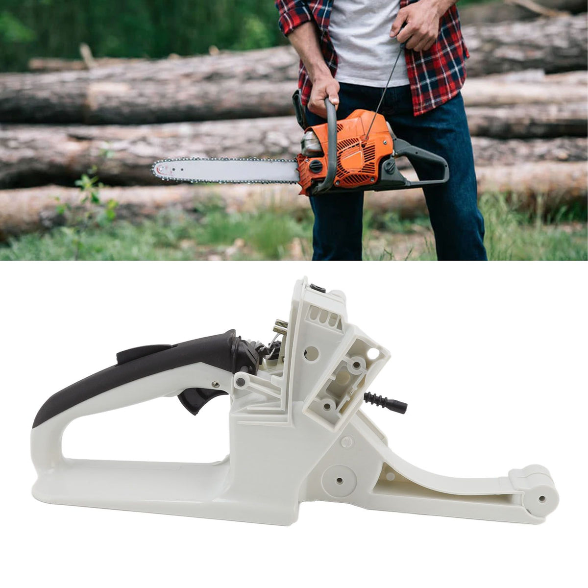 Chainsaw Fuel Gas Tank Rear Handle Chain Saw Accessories for STIHL MS240 MS260 024 026