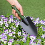4pcs Garden Shovel Set Home Indoor Gardening Flower Gardening Mini Shovel Set Bonsai Tools Green Four Piece Set - 45-Degree Angle