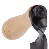 Draw Knife Wooden Handle HRC 30 Durable Tungsten Steel Curved High Sharpness Draw Shave Knife for Log Wood Furniture 8in