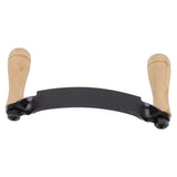 Draw Knife Wooden Handle HRC 30 Durable Tungsten Steel Curved High Sharpness Draw Shave Knife for Log Wood Furniture 10in - 45-Degree Angle