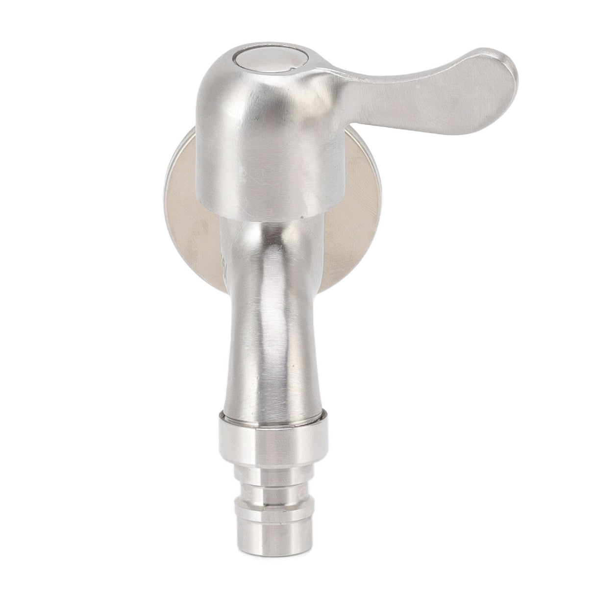 G1/2 Washing Machine Tap Leakage Proof Cold Water Stainless Steel Wall Mounted Faucet for Garden Kitchen
