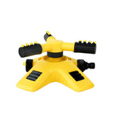 360 Degrees Automatic Rotating Sprinkler Three Prong Irrigation Lawn Sprinkler Garden Sprinkler Watering Device Only Rotating Sprinkler