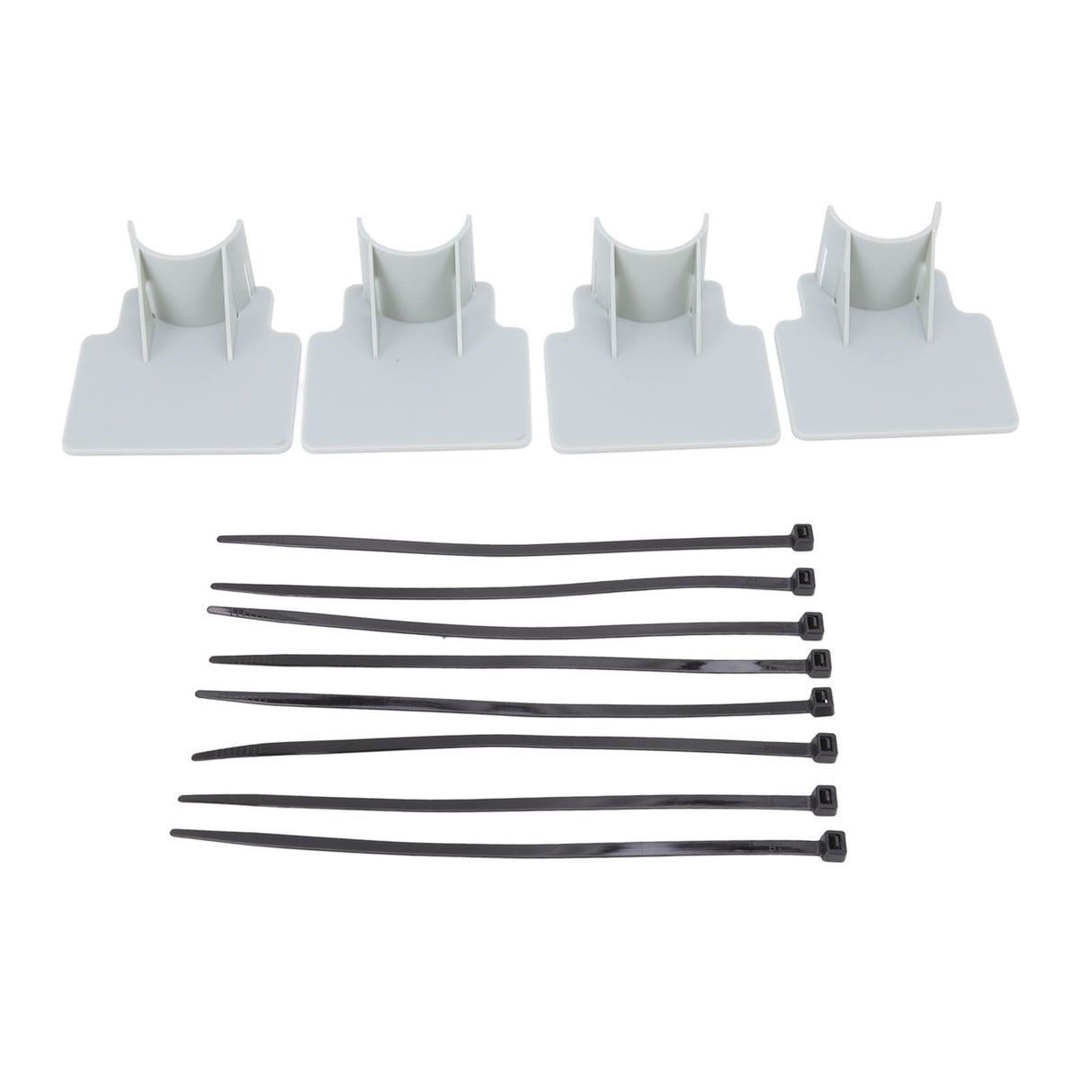Swimming Pool Pipe Holders Adjustable Design Sturdy ABS Easy Installation Swimming Pool Hose Support Brackets Gray