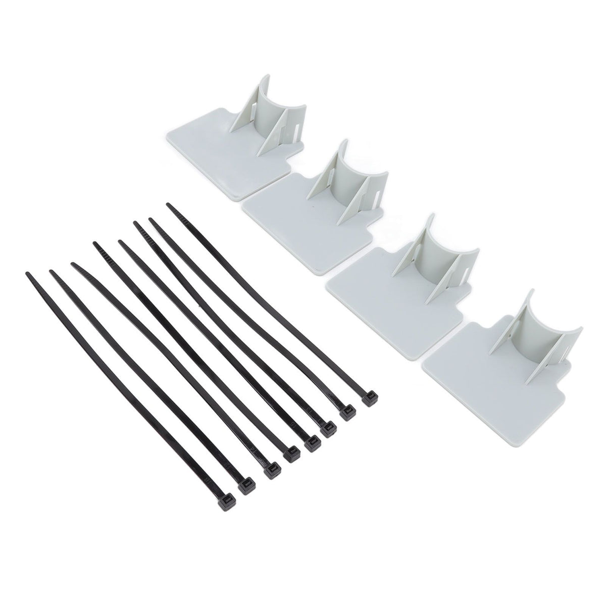 Swimming Pool Pipe Holders Adjustable Design Sturdy ABS Easy Installation Swimming Pool Hose Support Brackets Gray