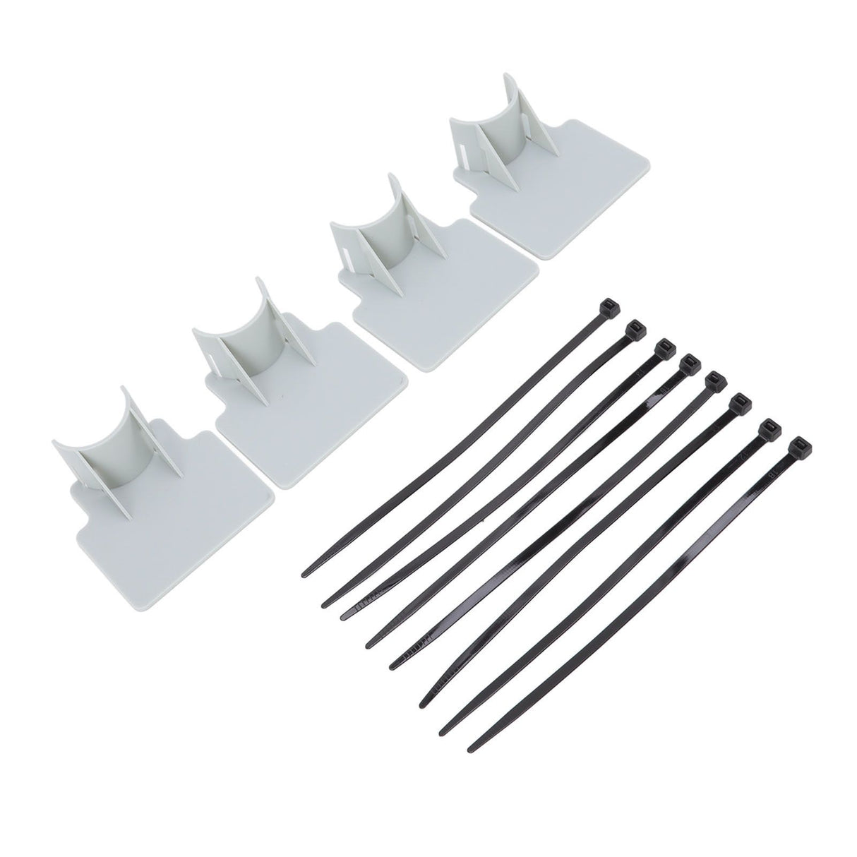 Swimming Pool Pipe Holders Adjustable Design Sturdy ABS Easy Installation Swimming Pool Hose Support Brackets Gray
