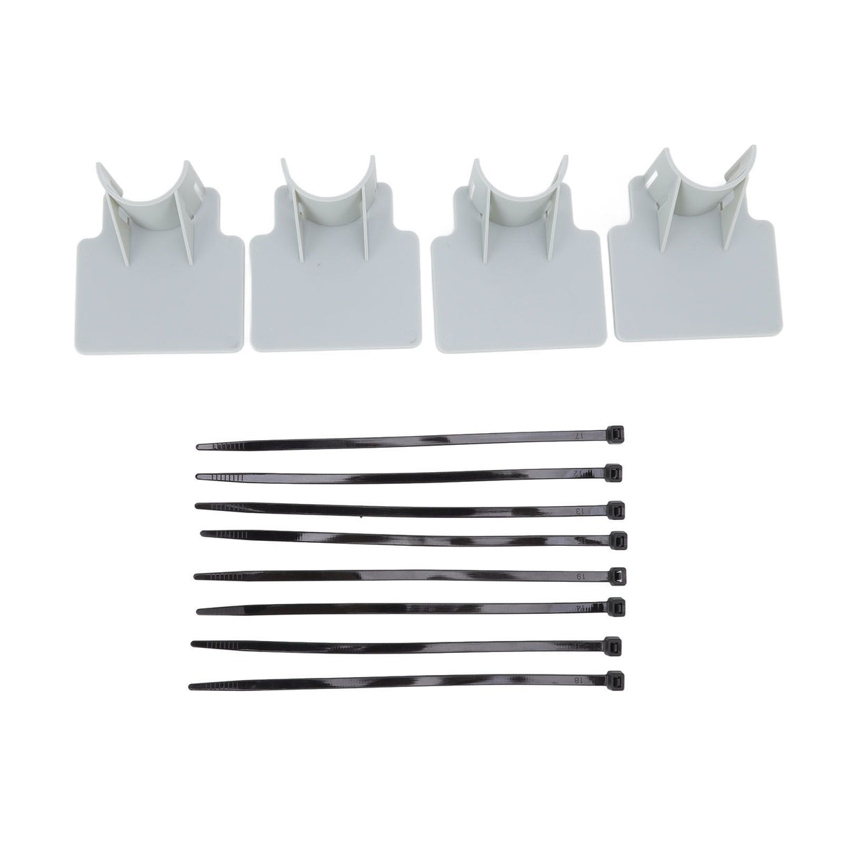 Swimming Pool Pipe Holders Adjustable Design Sturdy ABS Easy Installation Swimming Pool Hose Support Brackets Gray