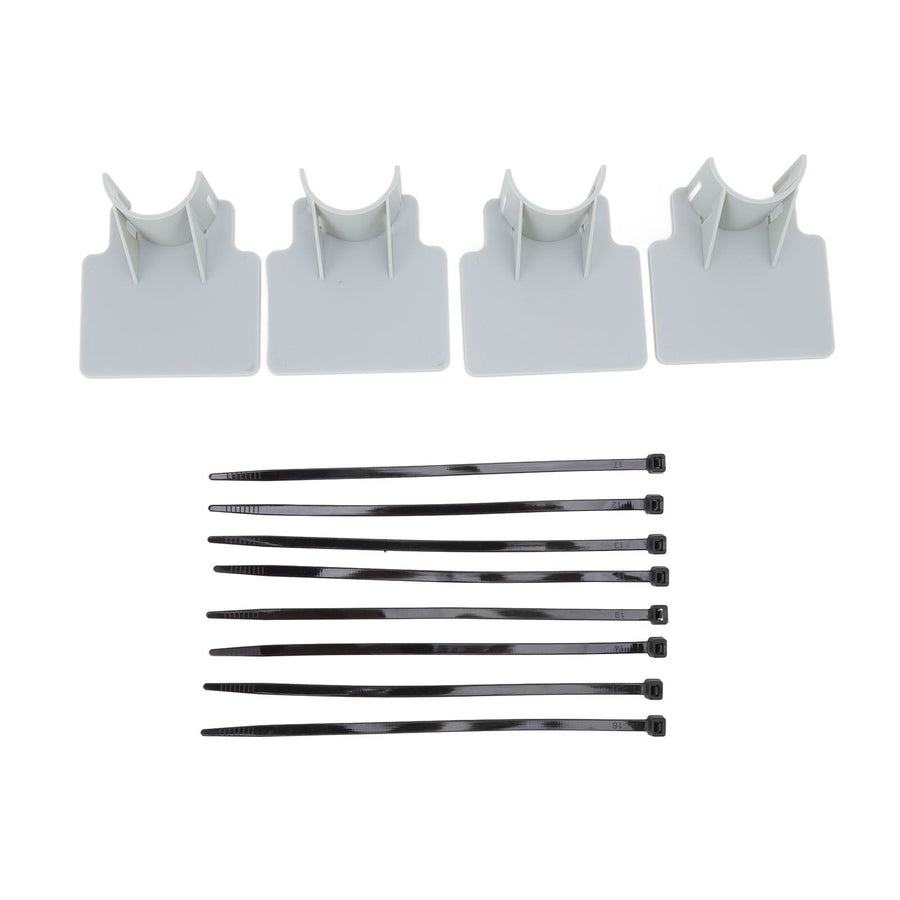 Swimming Pool Pipe Holders Adjustable Design Sturdy ABS Easy Installation Swimming Pool Hose Support Brackets Gray