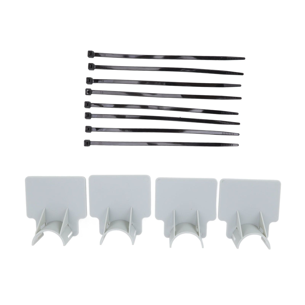 Swimming Pool Pipe Holders Adjustable Design Sturdy ABS Easy Installation Swimming Pool Hose Support Brackets Gray