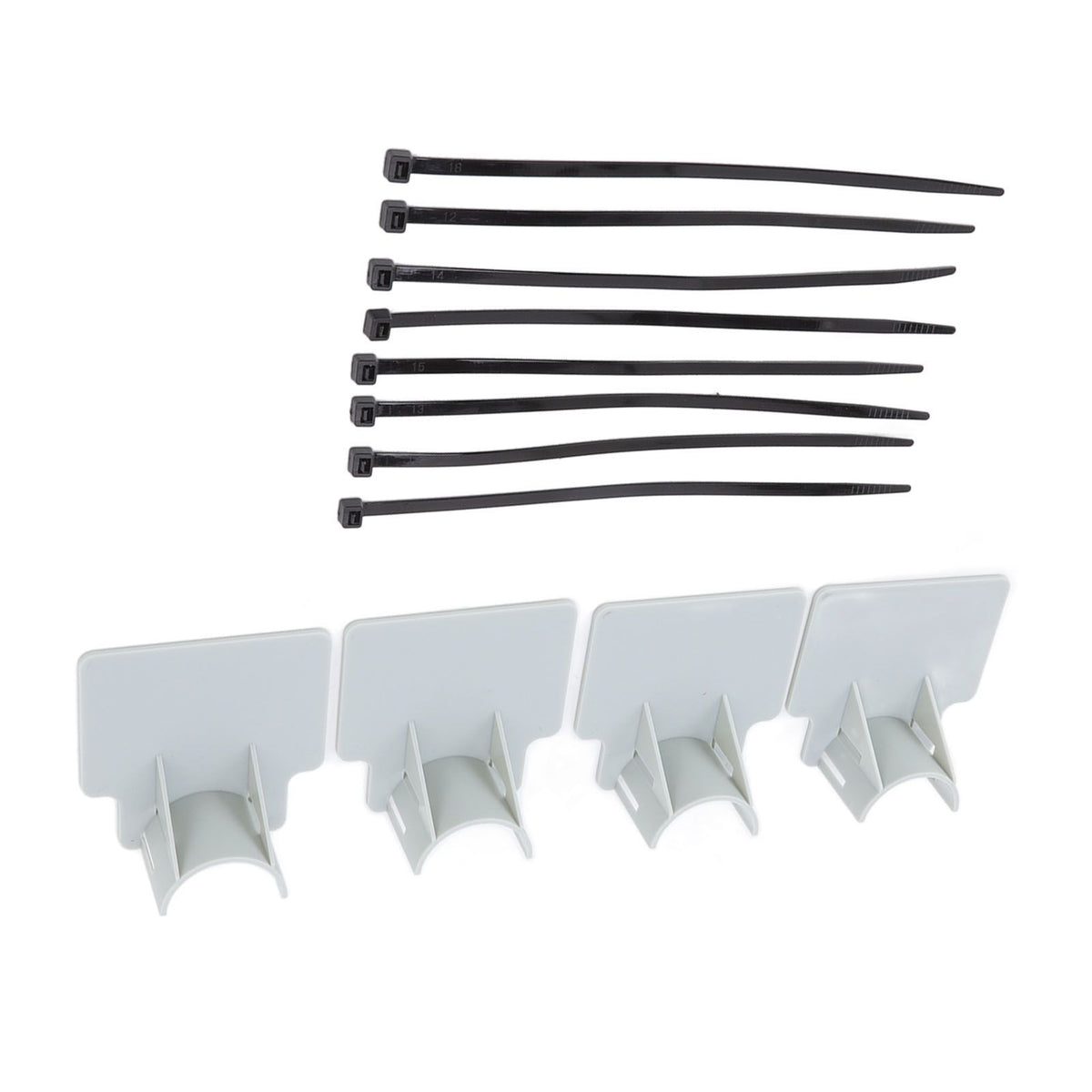 Swimming Pool Pipe Holders Adjustable Design Sturdy ABS Easy Installation Swimming Pool Hose Support Brackets Gray