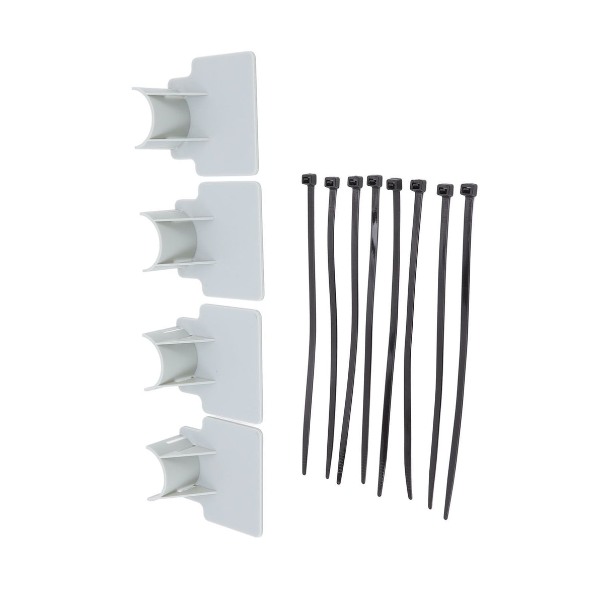 Swimming Pool Pipe Holders Adjustable Design Sturdy ABS Easy Installation Swimming Pool Hose Support Brackets Gray