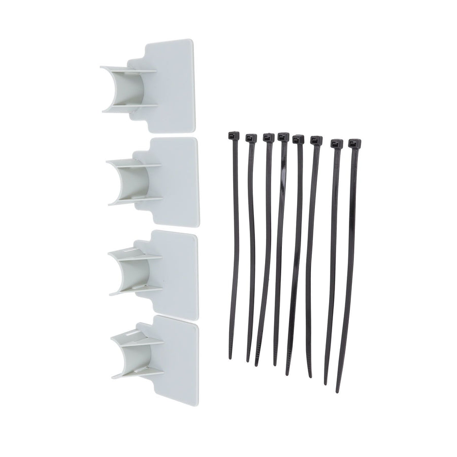 Swimming Pool Pipe Holders Adjustable Design Sturdy ABS Easy Installation Swimming Pool Hose Support Brackets Gray