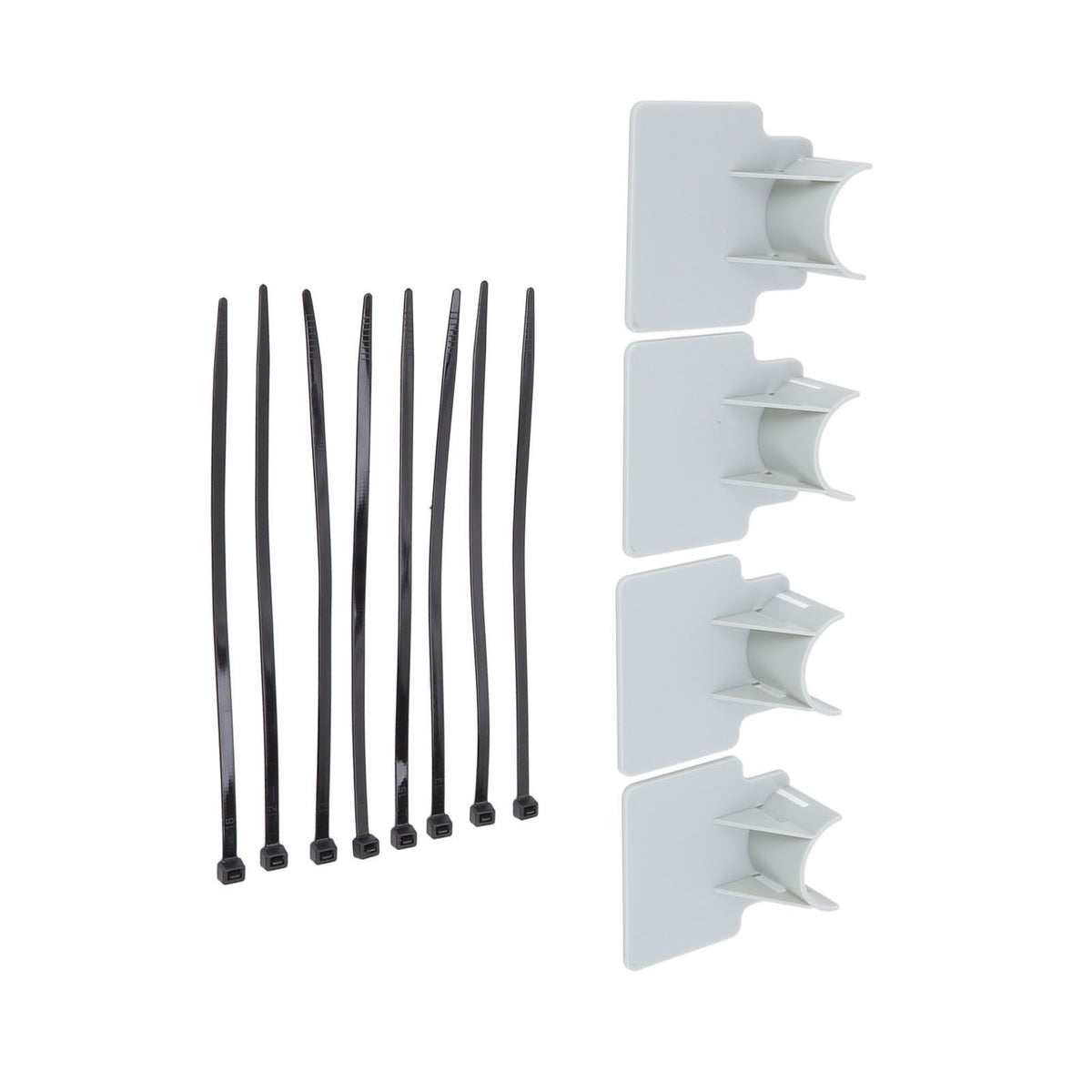 Swimming Pool Pipe Holders Adjustable Design Sturdy ABS Easy Installation Swimming Pool Hose Support Brackets Gray