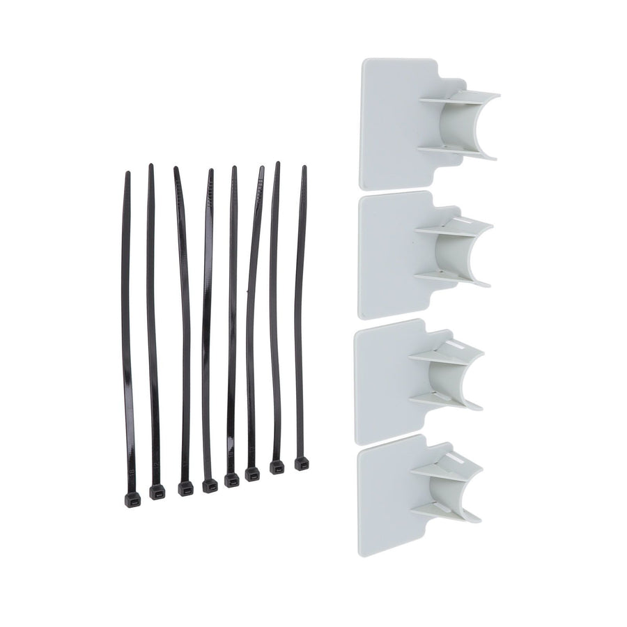 Swimming Pool Pipe Holders Adjustable Design Sturdy ABS Easy Installation Swimming Pool Hose Support Brackets Gray