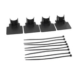 Swimming Pool Pipe Holders Adjustable Design Sturdy ABS Easy Installation Swimming Pool Hose Support Brackets Black