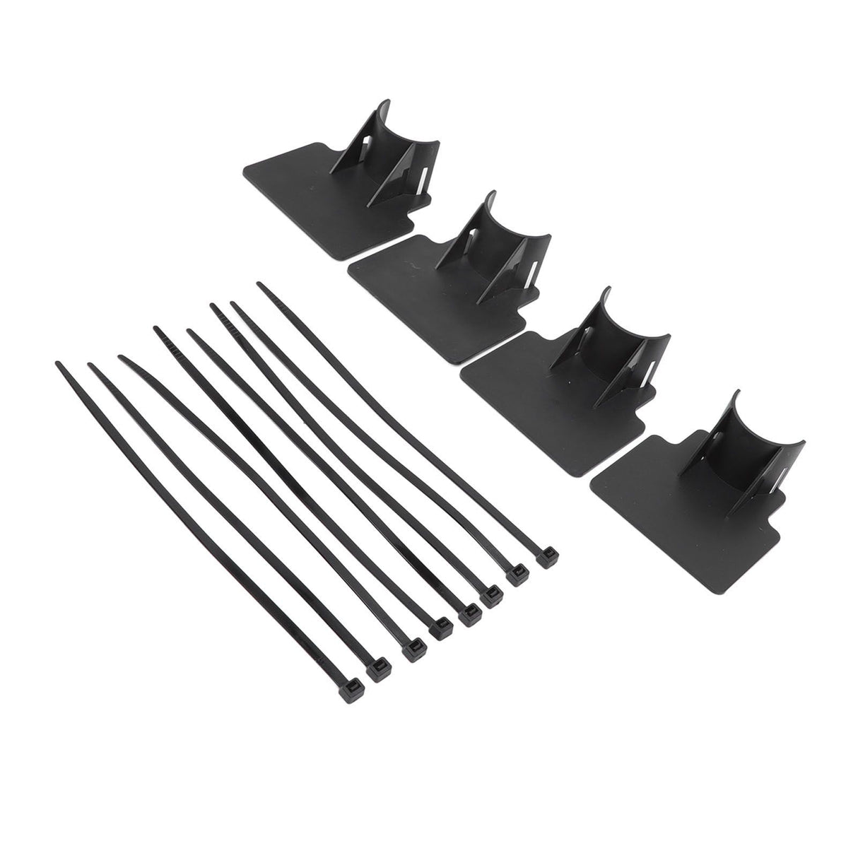 Swimming Pool Pipe Holders Adjustable Design Sturdy ABS Easy Installation Swimming Pool Hose Support Brackets Black