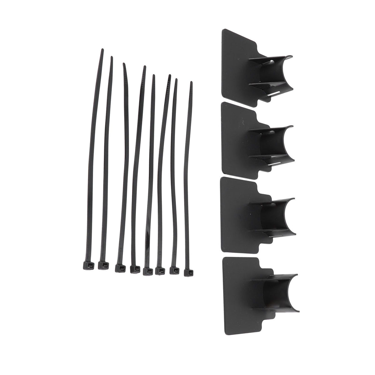 Swimming Pool Pipe Holders Adjustable Design Sturdy ABS Easy Installation Swimming Pool Hose Support Brackets Black