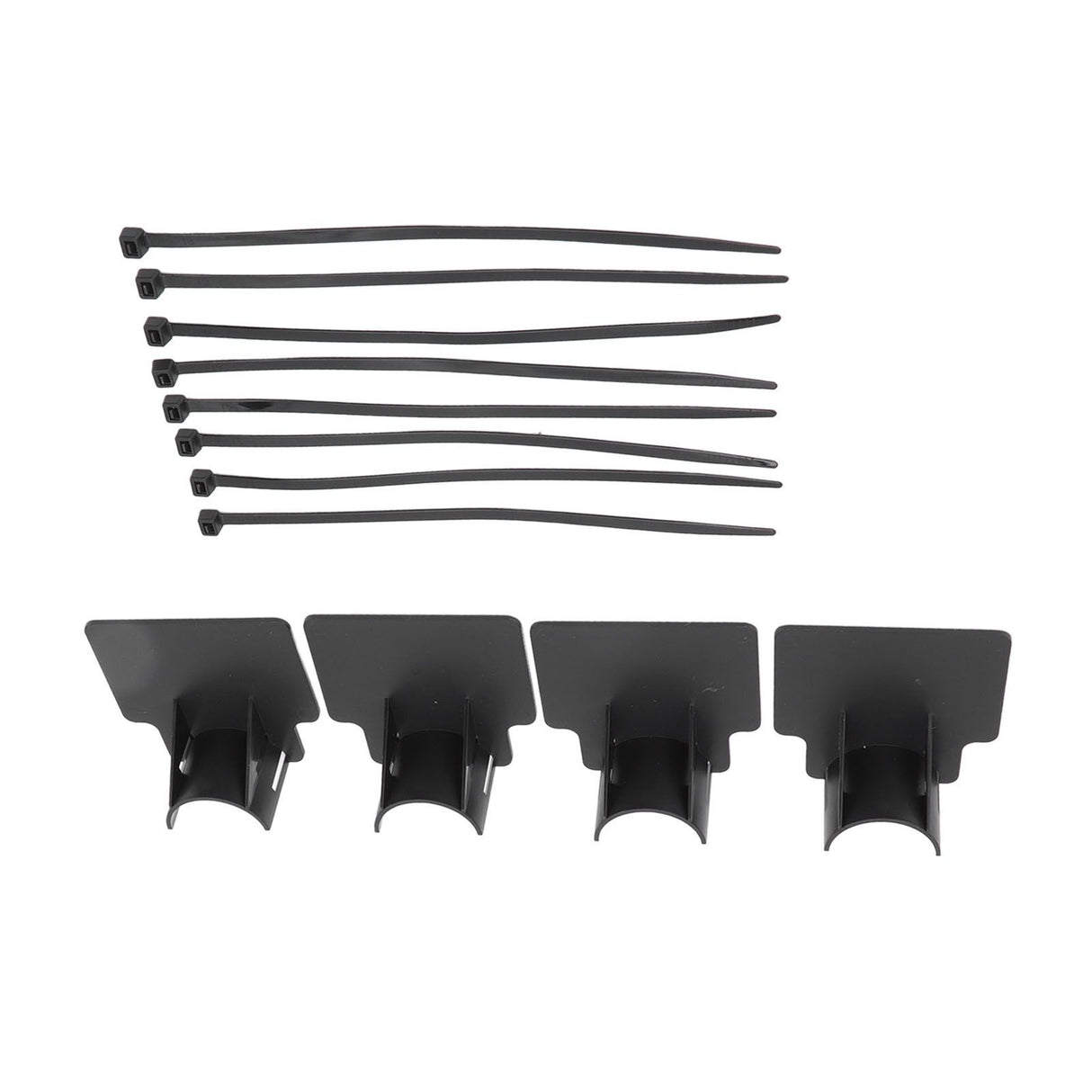 Swimming Pool Pipe Holders Adjustable Design Sturdy ABS Easy Installation Swimming Pool Hose Support Brackets Black