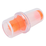 Oil Dispenser Bottle 60ml Food Grade Silicone Squeeze Type Brush Evenly Heat Insulation Cooking Oil Dispenser Orange