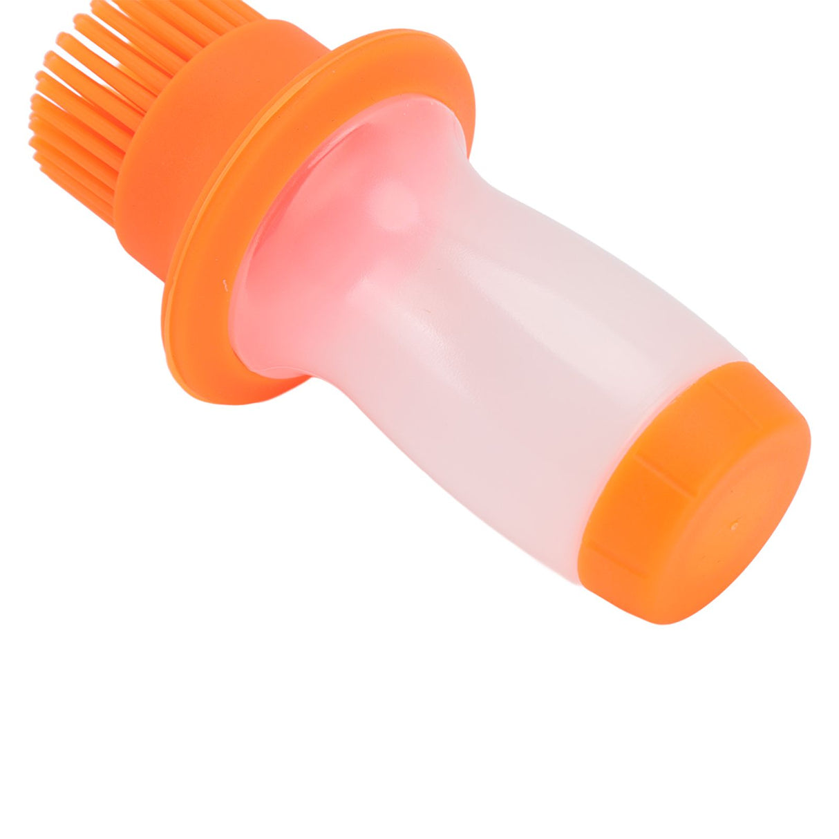 Oil Dispenser Bottle 60ml Food Grade Silicone Squeeze Type Brush Evenly Heat Insulation Cooking Oil Dispenser Orange