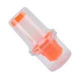 Oil Dispenser Bottle 60ml Food Grade Silicone Squeeze Type Brush Evenly Heat Insulation Cooking Oil Dispenser Orange