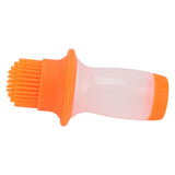 Oil Dispenser Bottle 60ml Food Grade Silicone Squeeze Type Brush Evenly Heat Insulation Cooking Oil Dispenser Orange - Extra Image
