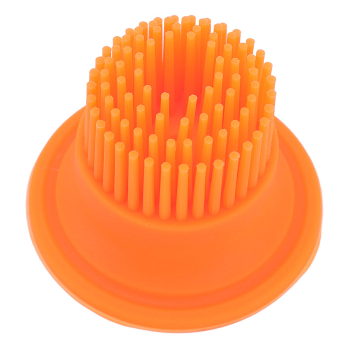 Oil Dispenser Bottle 60ml Food Grade Silicone Squeeze Type Brush Evenly Heat Insulation Cooking Oil Dispenser Orange