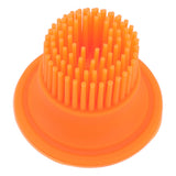Oil Dispenser Bottle 60ml Food Grade Silicone Squeeze Type Brush Evenly Heat Insulation Cooking Oil Dispenser Orange - Extra Image