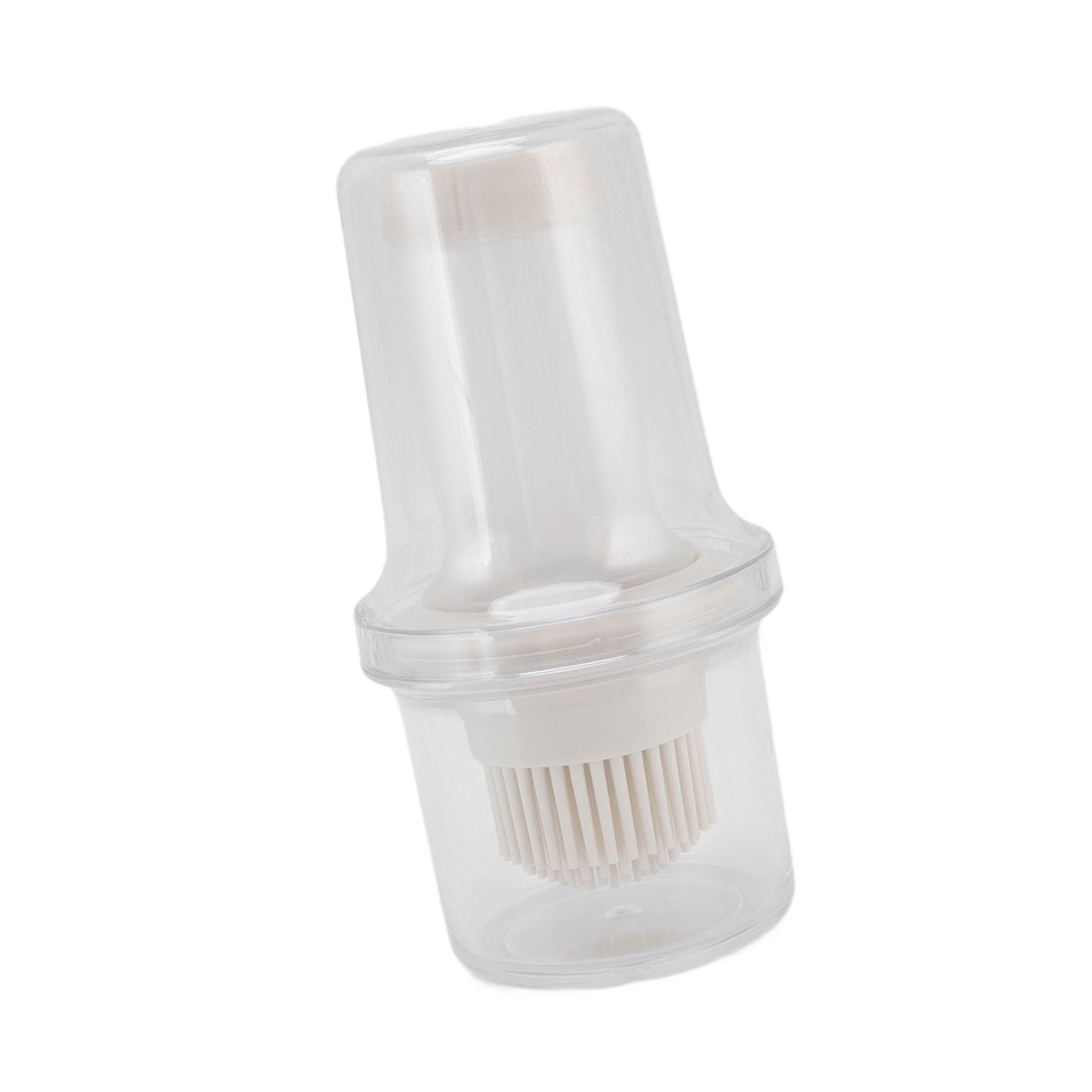 Oil Dispenser Bottle 60ml Food Grade Silicone Squeeze Type Brush Evenly Heat Insulation Cooking Oil Dispenser Gray White