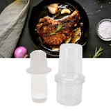 Oil Dispenser Bottle 60ml Food Grade Silicone Squeeze Type Brush Evenly Heat Insulation Cooking Oil Dispenser Gray White