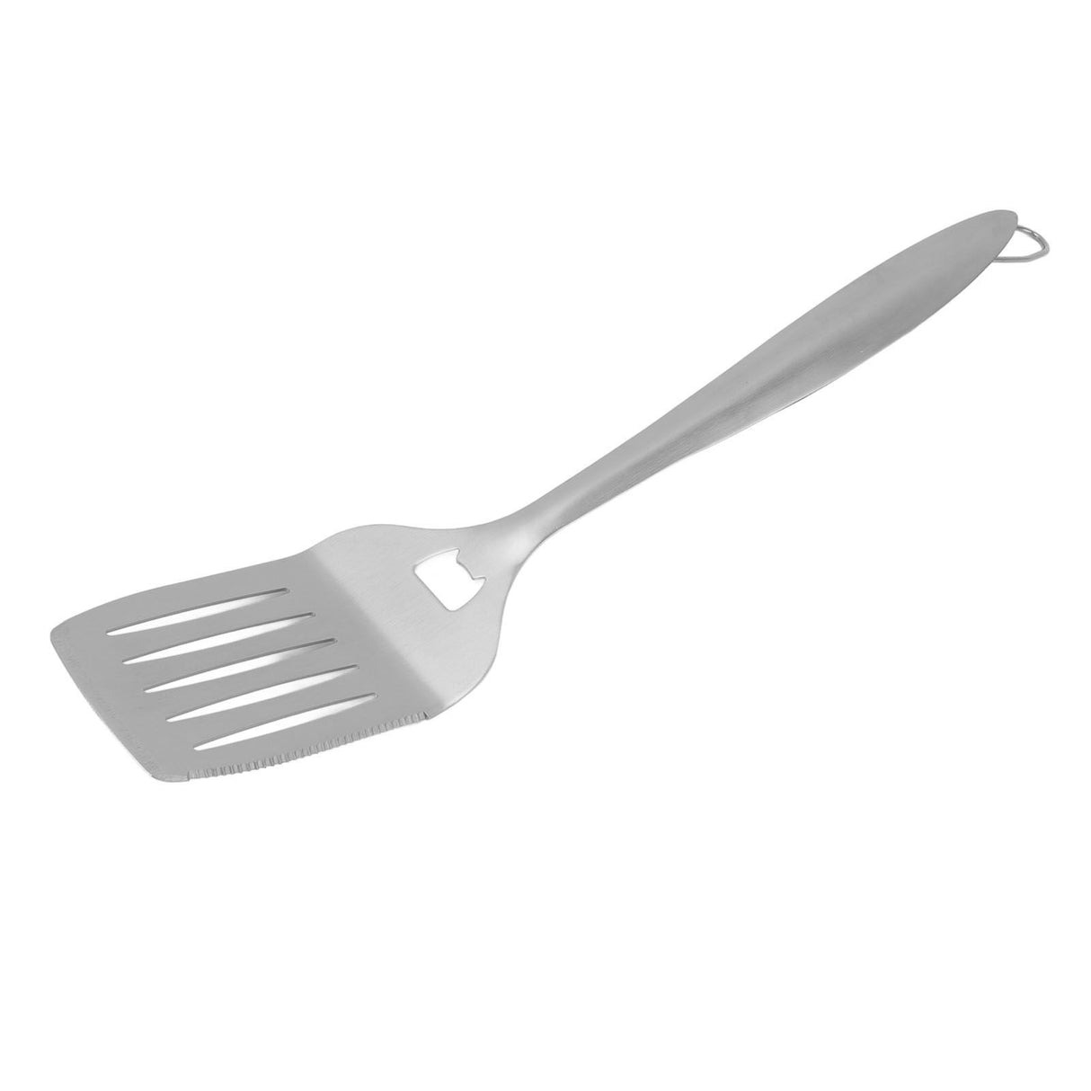 45cm Stainless Steel Spatula Outdoors BBQ Spatula Nonstick Stainless Steel Cooking Spatulas with Long Handle for Cuisine