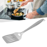 45cm Stainless Steel Spatula Outdoors BBQ Spatula Nonstick Stainless Steel Cooking Spatulas with Long Handle for Cuisine