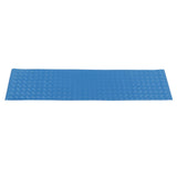 Swimming Pool Protective Ladder Mat Non Slip Replacement Ladder Rubber Pad Blue for Pools Herringbone - Front View