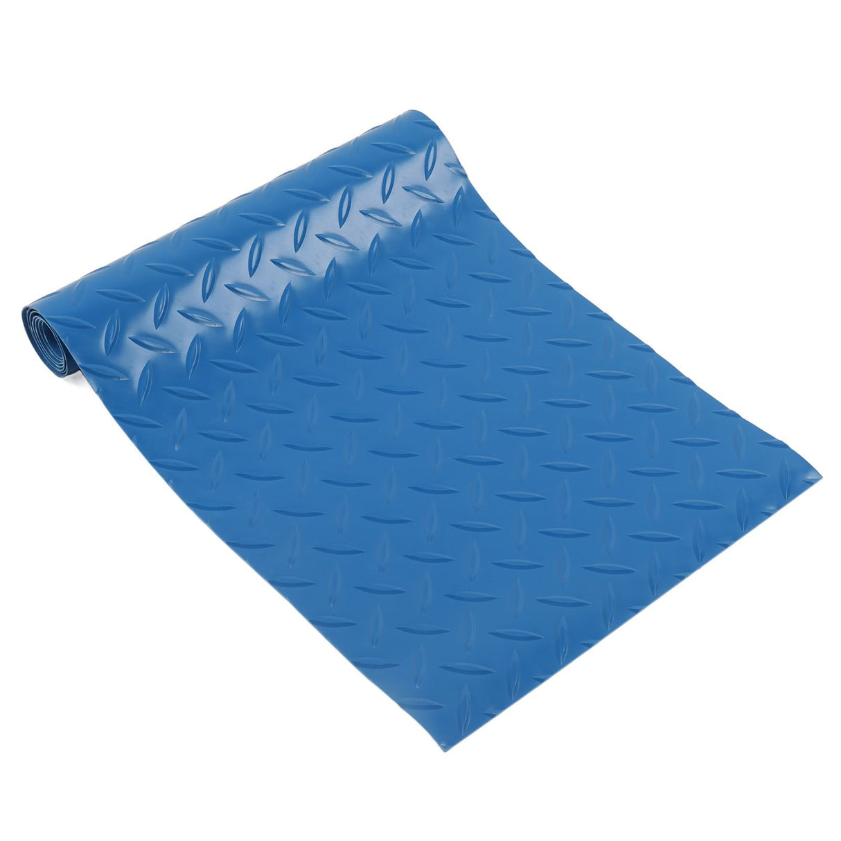 Swimming Pool Protective Ladder Mat Non Slip Replacement Ladder Rubber Pad Blue for Pools Herringbone