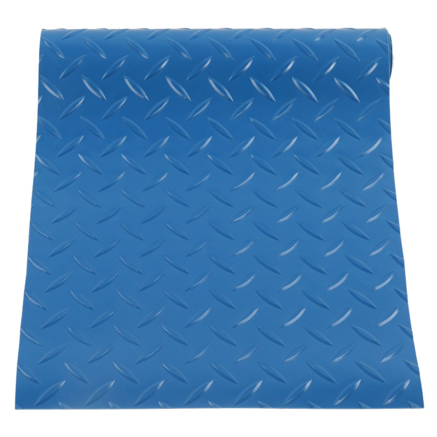 Swimming Pool Protective Ladder Mat Non Slip Replacement Ladder Rubber Pad Blue for Pools Herringbone