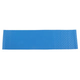 Swimming Pool Protective Ladder Mat Non Slip Replacement Ladder Rubber Pad Blue for Pools Wavy Pattern - Front View