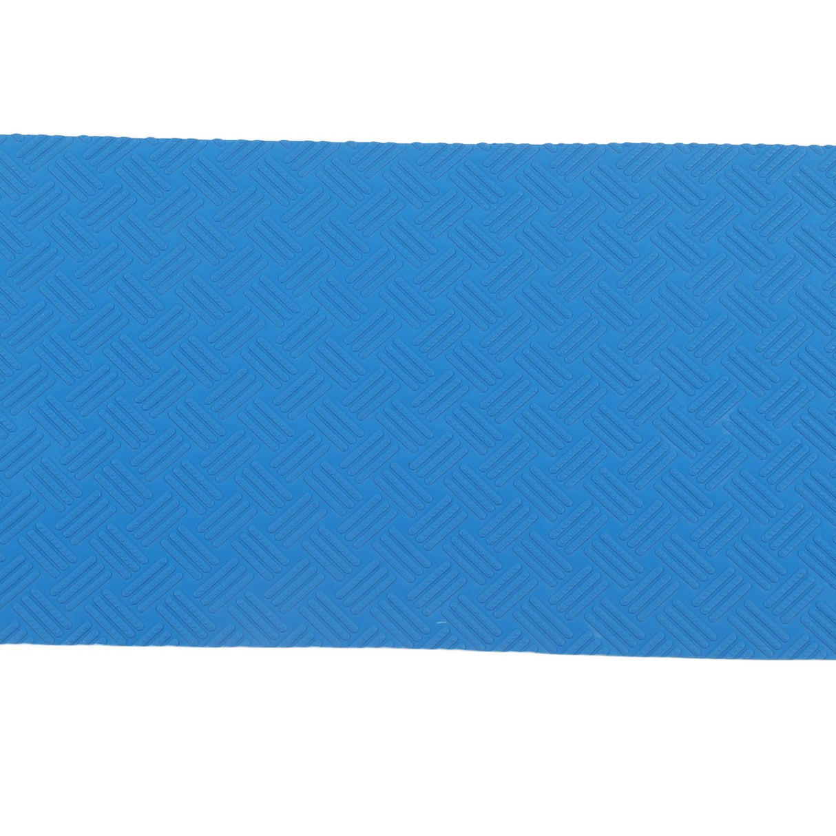 Swimming Pool Protective Ladder Mat Non Slip Replacement Ladder Rubber Pad Blue for Pools Wavy Pattern