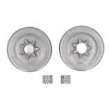 Chainsaw 7 Tooth Clutch Drum Needle Bearing Kit Sprocket Accessories for Husqvarna 350 340 345 445 450 450 - Top-Down View