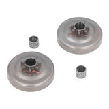 Chainsaw 7 Tooth Clutch Drum Needle Bearing Kit Sprocket Accessories for Husqvarna 350 340 345 445 450 450 - 45-Degree Angle