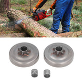 Chainsaw 7 Tooth Clutch Drum Needle Bearing Kit Sprocket Accessories for Husqvarna 350 340 345 445 450 450