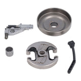 7 Teeth Clutch Drum Oil Pump Kit 17x30mm Gear Iron High Accuracy for Husqvarna 455 460 Chainsaw - Top-Down View