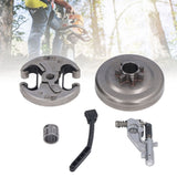 7 Teeth Clutch Drum Oil Pump Kit 17x30mm Gear Iron High Accuracy for Husqvarna 455 460 Chainsaw - Extra Image
