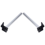 2Pcs Greenhouse Rain Gutter Drains Silver Drainage Downpipe Gutter Kit Gutter Water Butt Pipe Kit