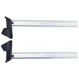 2Pcs Greenhouse Rain Gutter Drains Silver Drainage Downpipe Gutter Kit Gutter Water Butt Pipe Kit