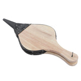 Fireplace Bellow Manual Operation Durable Solidwood Heatproof Leather Widely Used Fire Blower for BBQ Camping Fireplace - Front View
