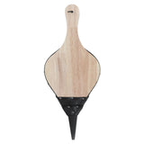 Fireplace Bellow Manual Operation Durable Solidwood Heatproof Leather Widely Used Fire Blower for BBQ Camping Fireplace - Rear View