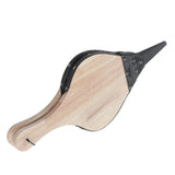 Fireplace Bellow Manual Operation Durable Solidwood Heatproof Leather Widely Used Fire Blower for BBQ Camping Fireplace