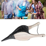 Fireplace Bellow Manual Operation Durable Solidwood Heatproof Leather Widely Used Fire Blower for BBQ Camping Fireplace - Extra Image