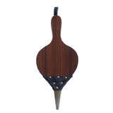 Fireplace Bellow Manual Wooden Fireplace Blower Fire Pit Tools Housewarming Gift for Outdoor Barbecue Cookout - 45-Degree Angle