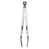 Food Tong Thickened 304 Stainless Steel Anti Slip Corrosion Resistant Barbecue Tongs for Restaurant Kitchen Baking Black